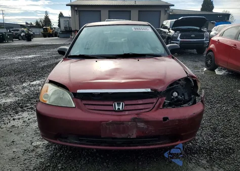 2003 Honda Civic Lx из США, поврежденный, VIN 2HGES16553H549526